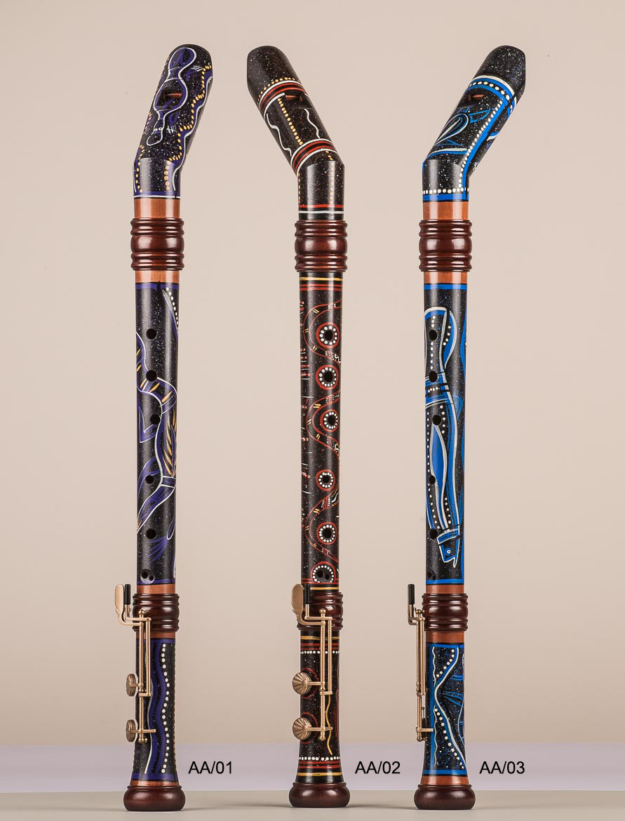 Blockflöten-Modell: Aborignial Art